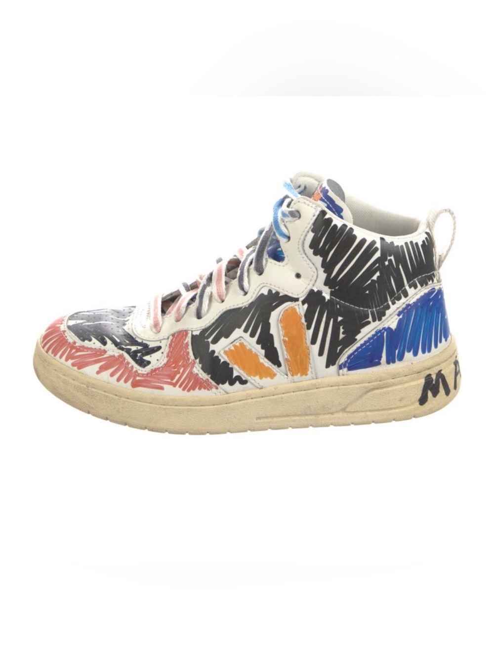 Marni x Veja V-15 High 'Scribble' woman 7 AX1M